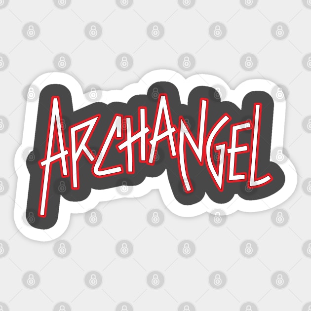 Archangel Logo Sticker by Steckadeck